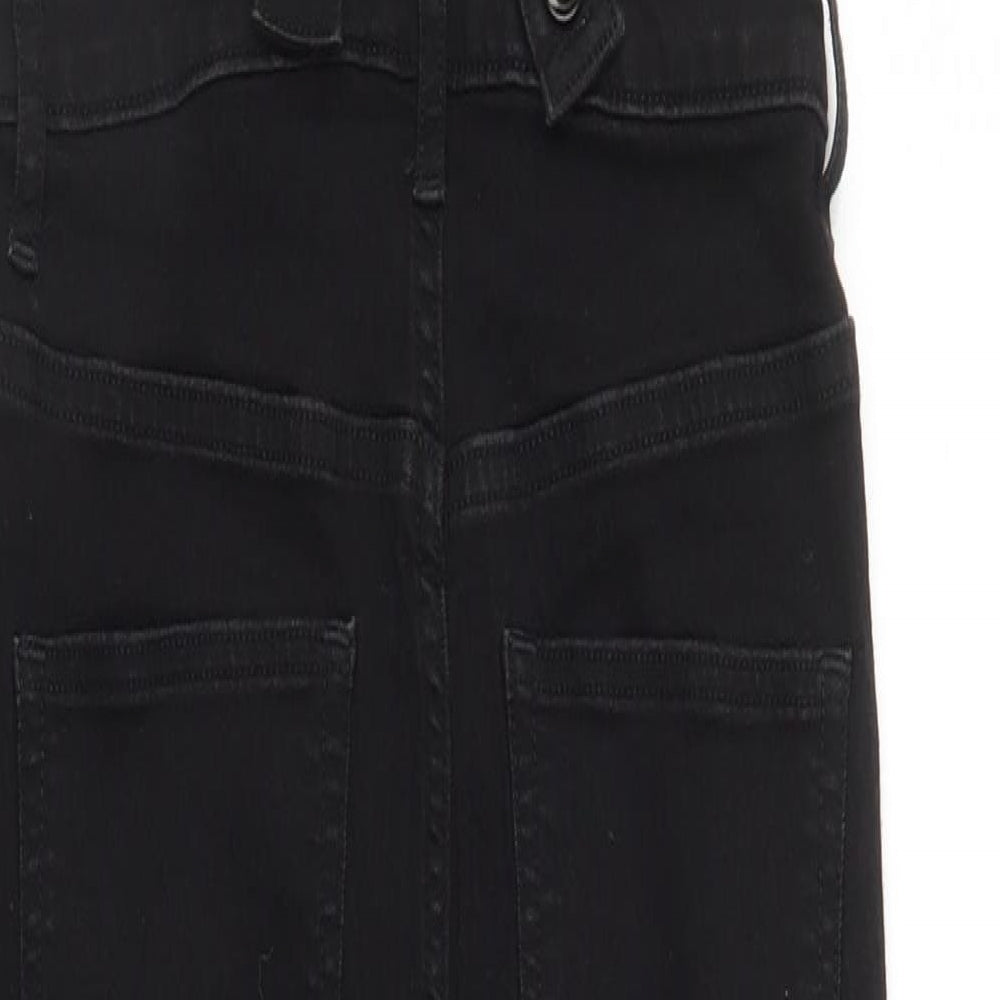 H&M Womens Black   Dungaree One-Piece Size 8