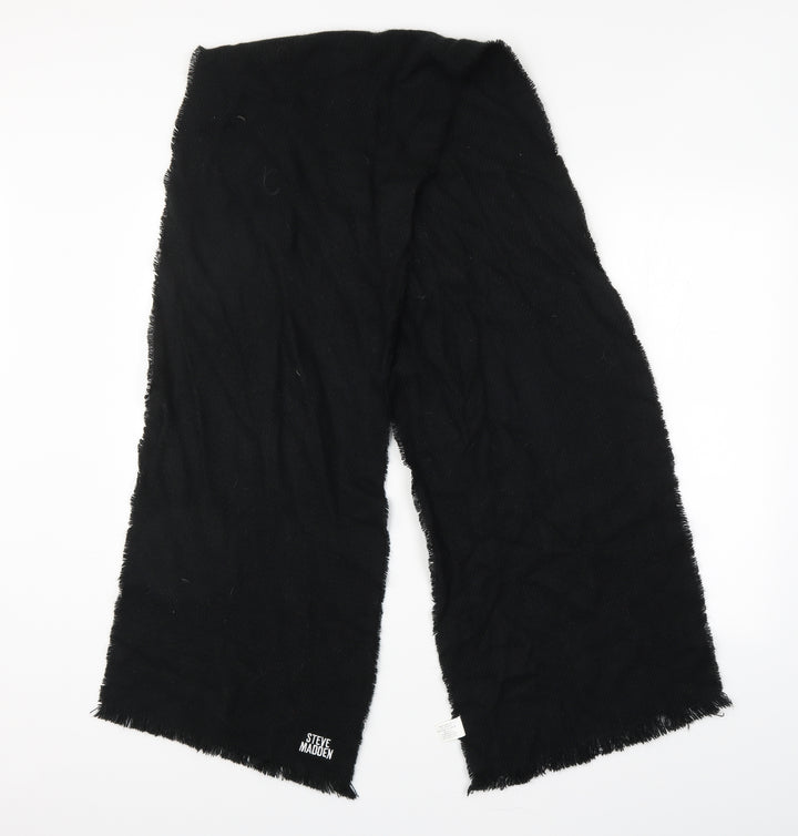 Steve Madden Unisex Black Scarf Size Regular