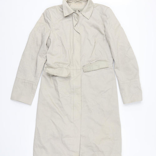 Preworn Womens Green   Trench Coat Coat