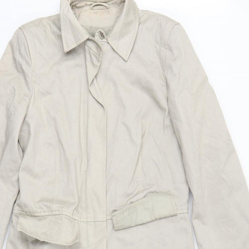 Preworn Womens Green   Trench Coat Coat