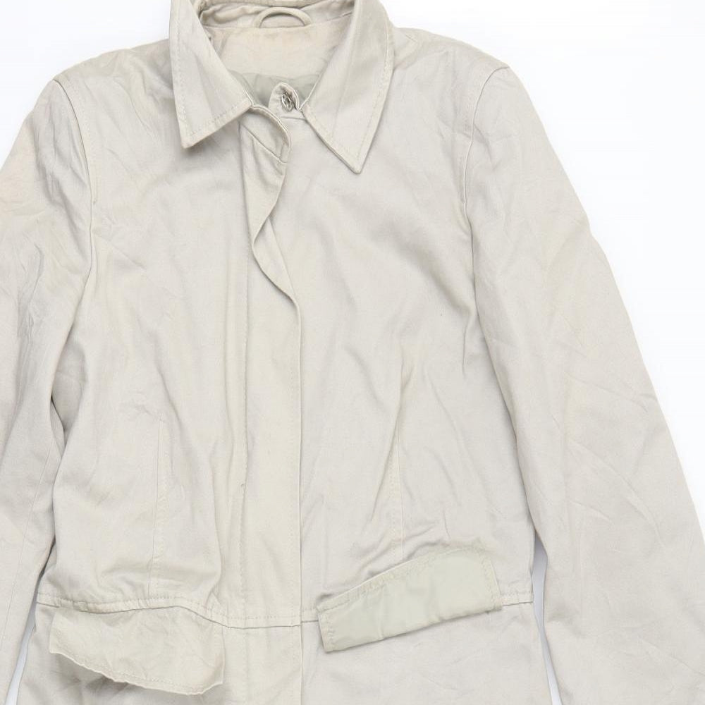 Preworn Womens Green   Trench Coat Coat