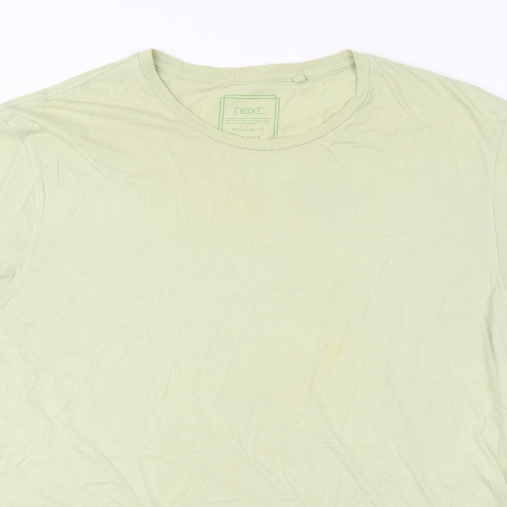 NEXT Mens Green    T-Shirt Size XL