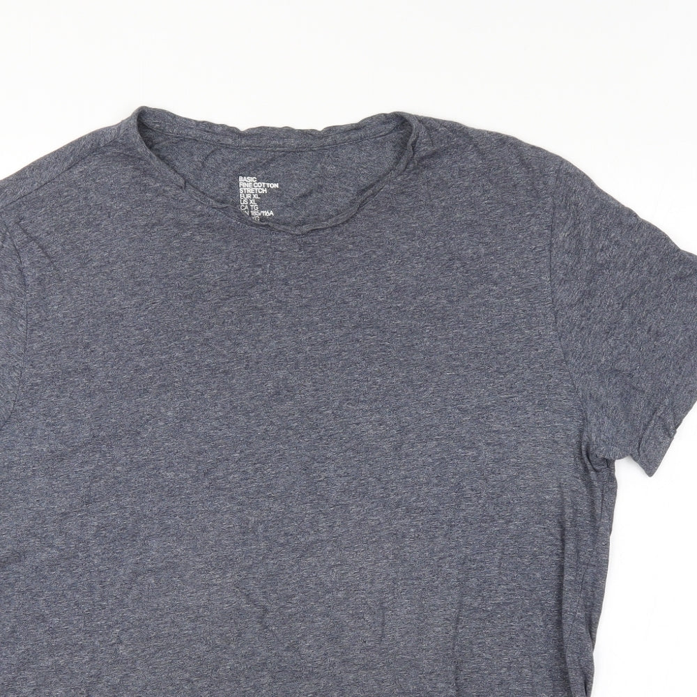 H&M Mens Blue    T-Shirt Size XL