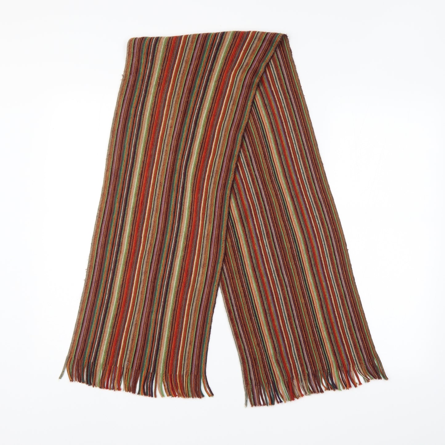 Linea Unisex Multicoloured Striped   Scarf
