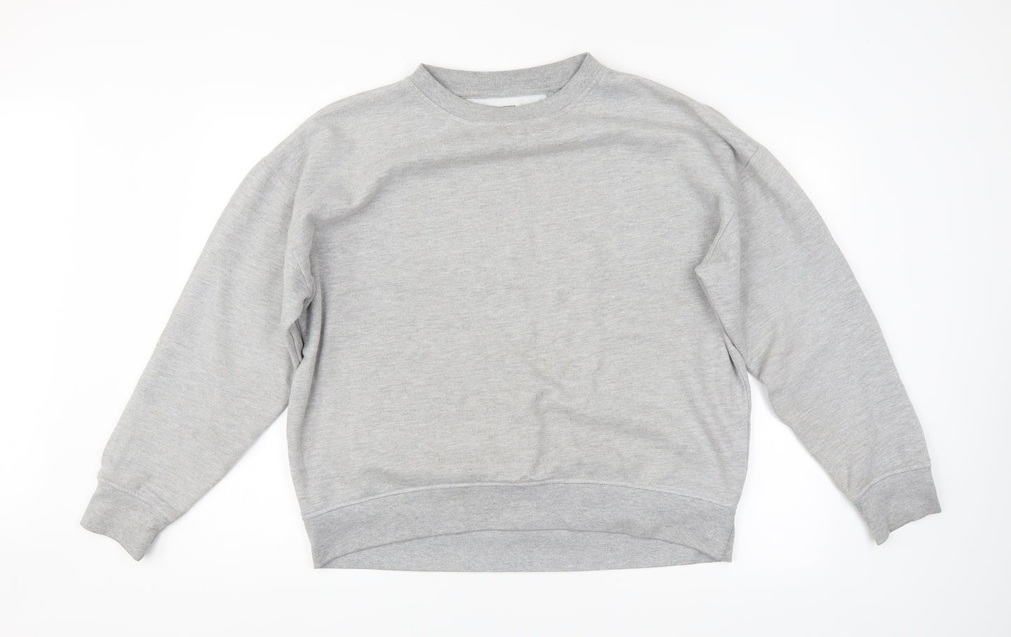 Fabric Womens Grey   Pullover Sweatshirt Size 14