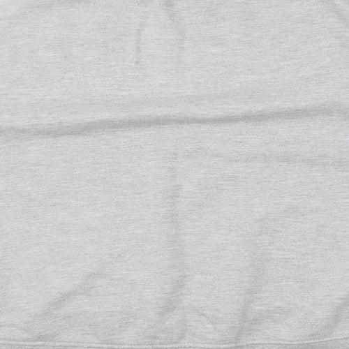 Fabric Womens Grey   Pullover Sweatshirt Size 14