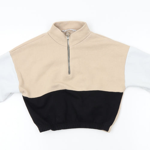 Candy Womens Beige   Pullover Sweatshirt Size 10