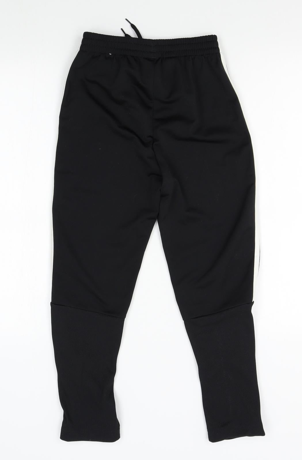 adidas Boys Black   Sweatpants Trousers Size 9-10 Years