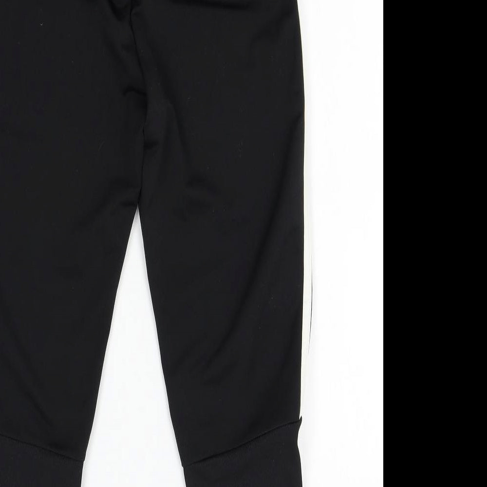 adidas Boys Black   Sweatpants Trousers Size 9-10 Years