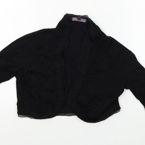 Coast Womens Black   Wrap Jumper Size M  - cropped