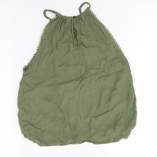 H&M Womens Green   Basic Tank Size 6