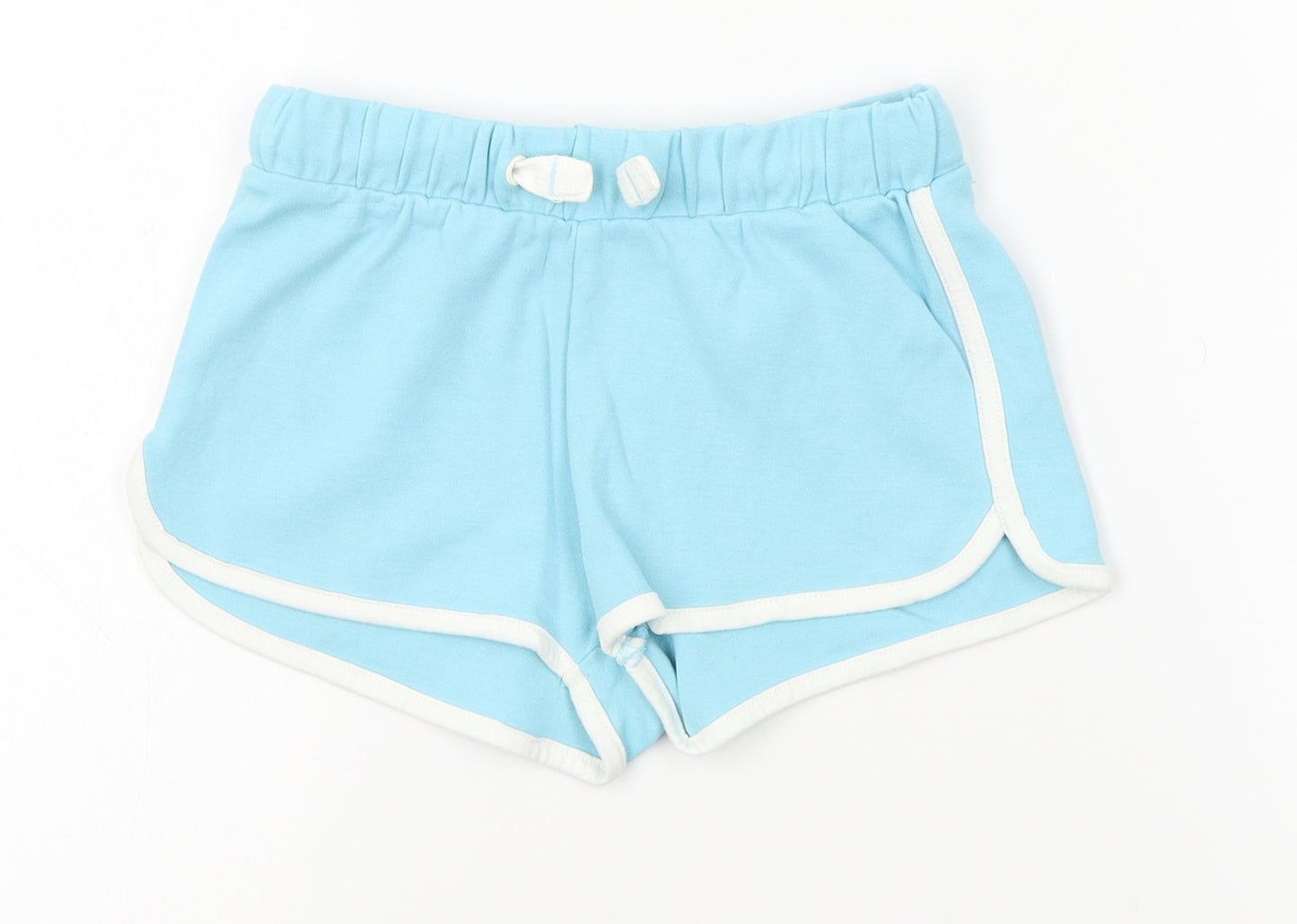 M&S Girls Blue    Sleep Shorts Size 6-7 Years  -