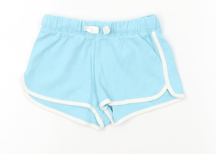 M&S Girls Blue    Sleep Shorts Size 6-7 Years  -