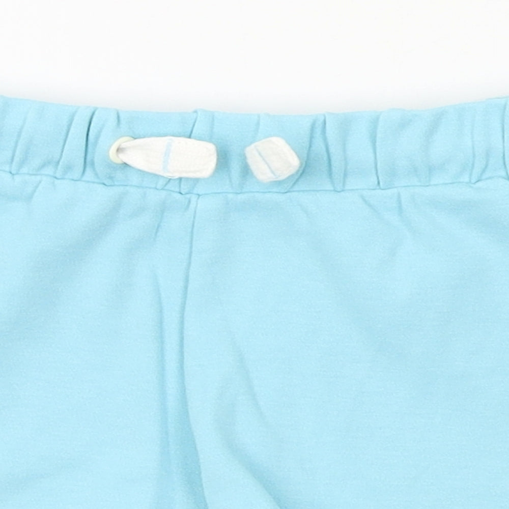 M&S Girls Blue    Sleep Shorts Size 6-7 Years  -