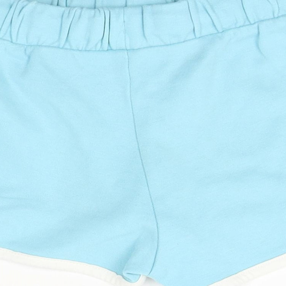 M&S Girls Blue    Sleep Shorts Size 6-7 Years  -