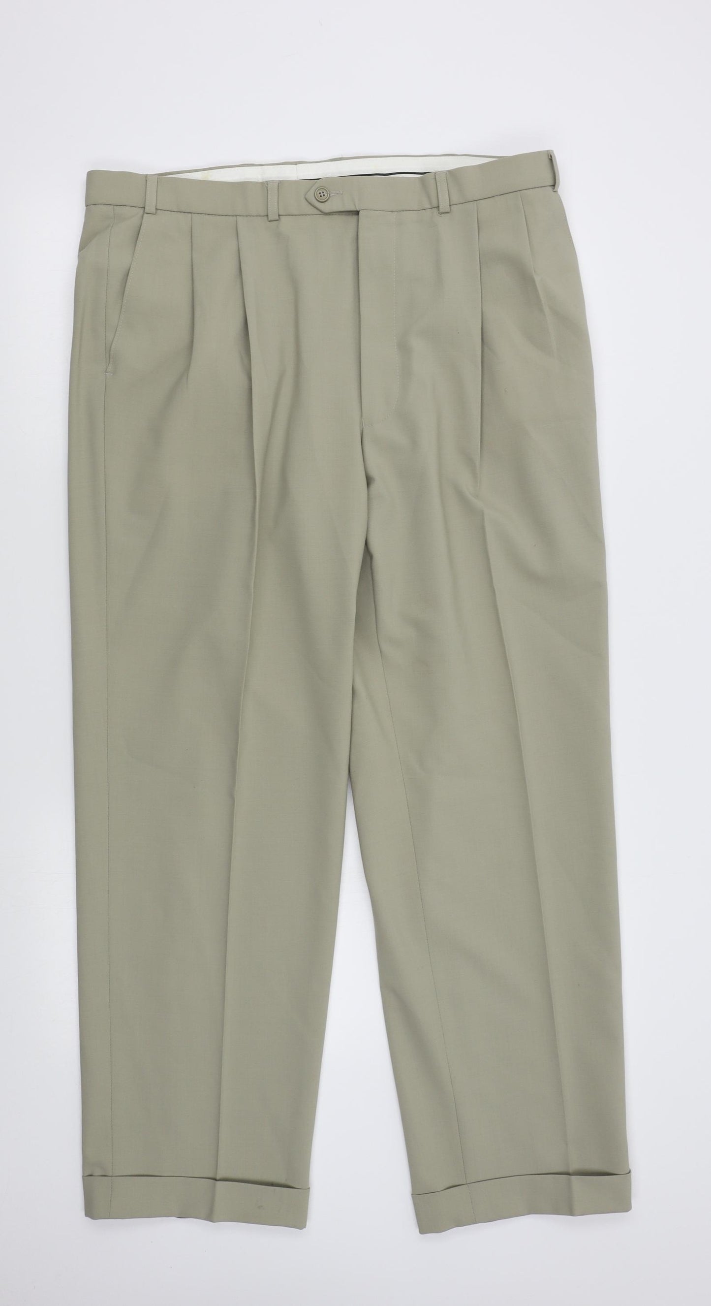 M&S Mens Beige   Trousers  Size 38 L31 in