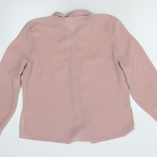 Bonmarche Womens Pink   Basic Button-Up Size 18