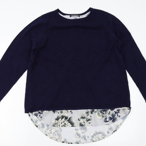 Bonmarche Womens Blue   Pullover Jumper Size M  - shirt insert