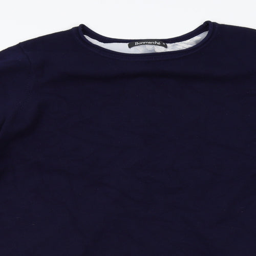 Bonmarche Womens Blue   Pullover Jumper Size M  - shirt insert