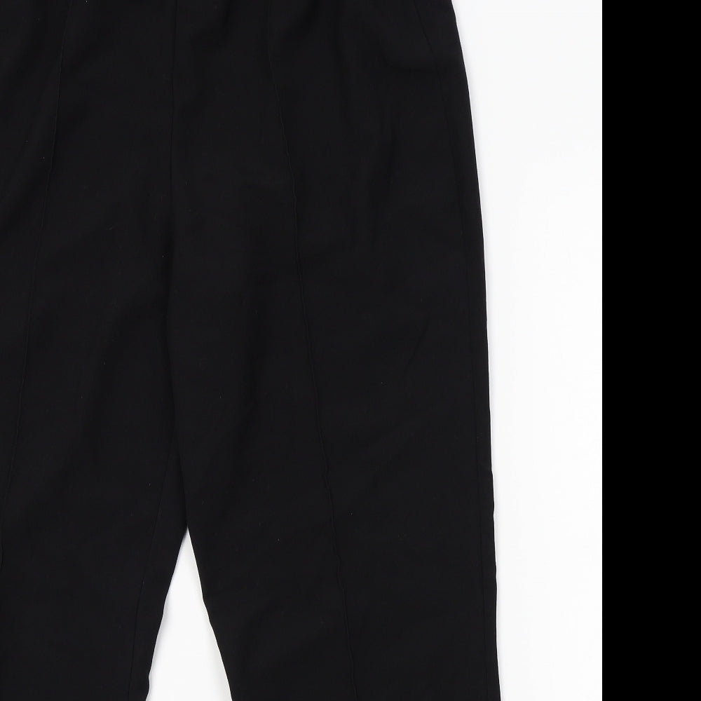 Classic Womens Black   Trousers  Size 14 L27 in - comfort plus