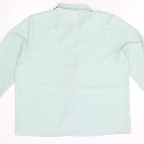 EWM Womens Green   Basic Button-Up Size 18