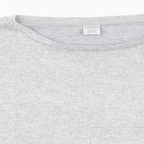 Avenue Womens Grey   Pullover Jumper Size 10