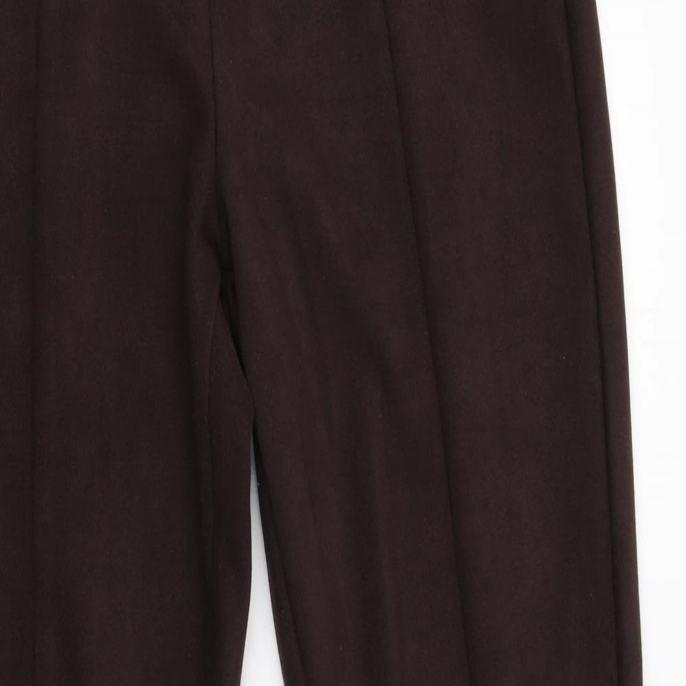 Long Tall Sally Womens Brown   Trousers  Size 16 L35 in