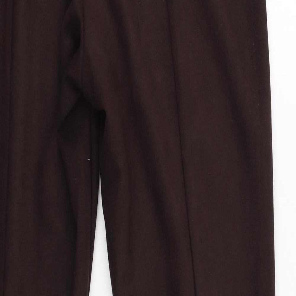 Long Tall Sally Womens Brown   Trousers  Size 16 L35 in