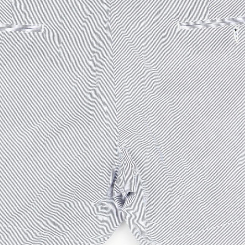 Polo by Ralph Lauren Mens Blue Striped  Bermuda Shorts Size 38
