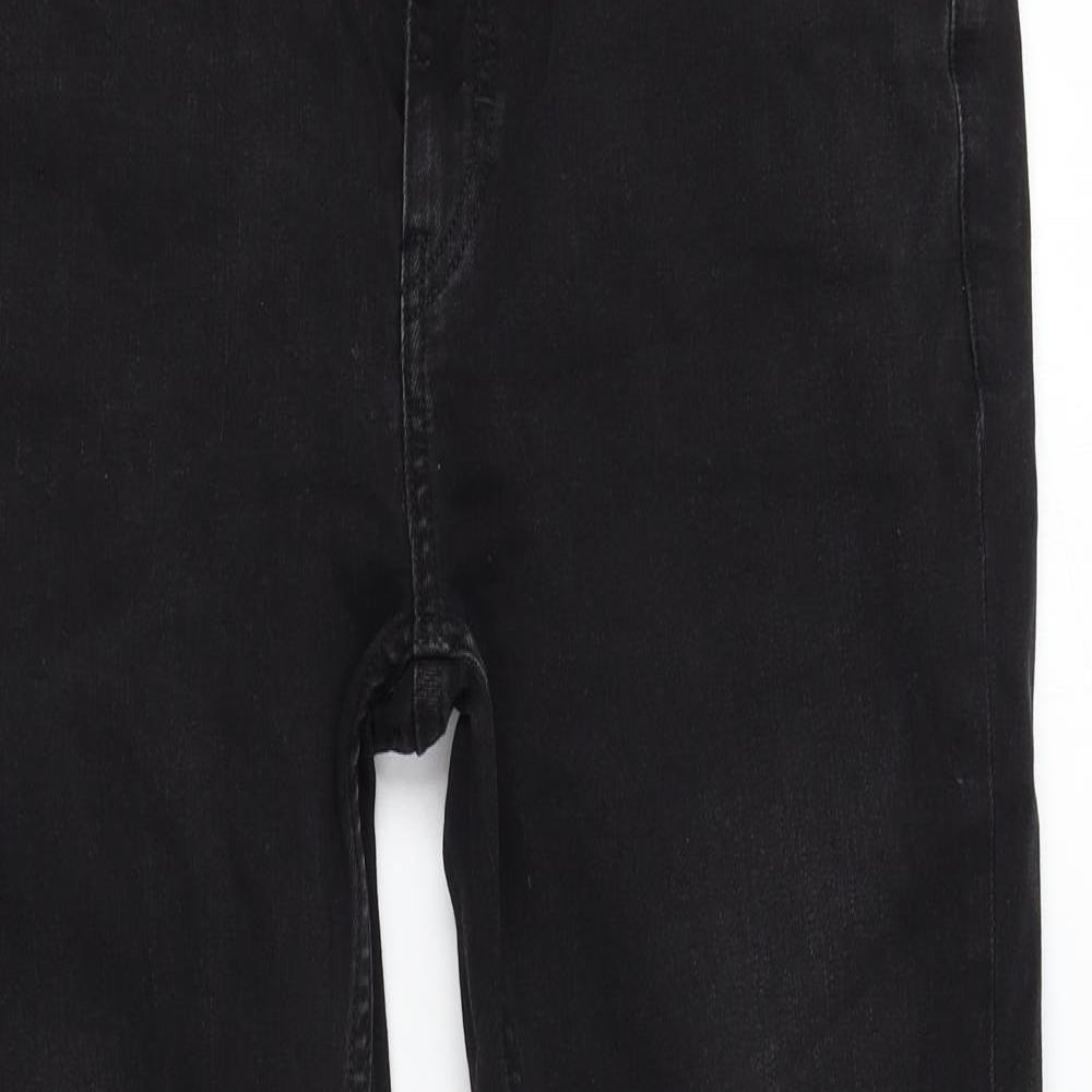 Topman Mens Black   Straight Jeans Size 34 L28 in