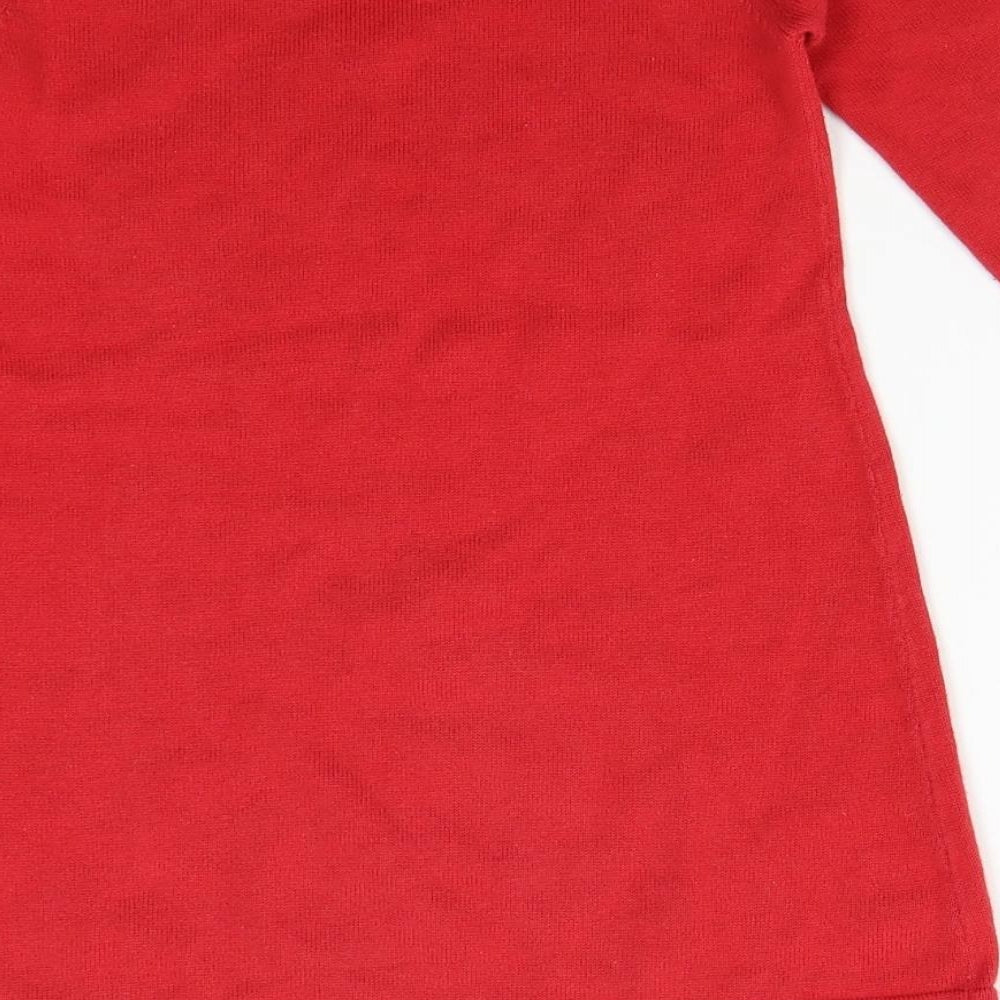 George Girls Red   Jumper Dress  Size 2-3 Years  - robin