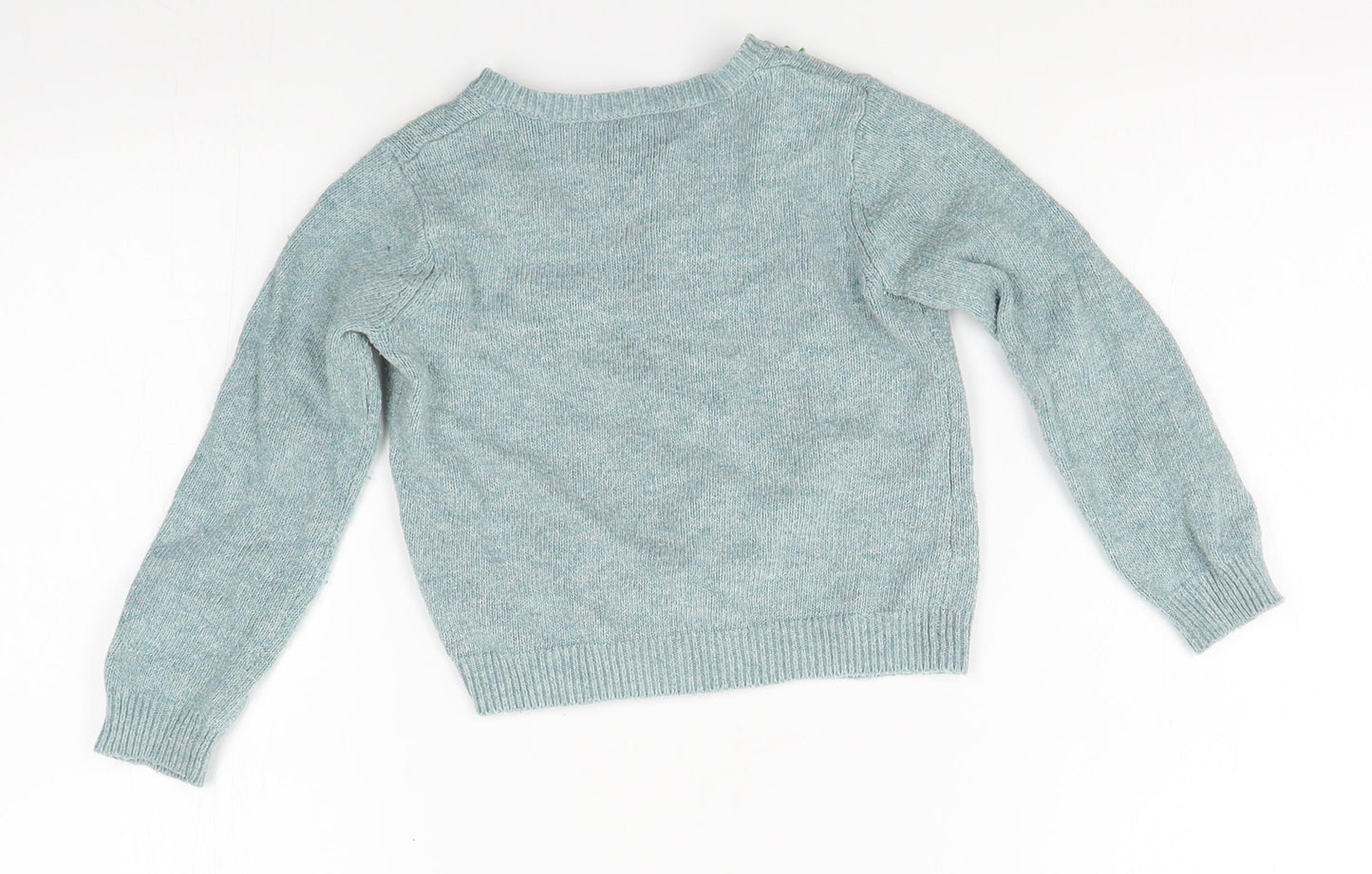 cath kids Girls Green   Cardigan Jumper Size 3-4 Years  - animals