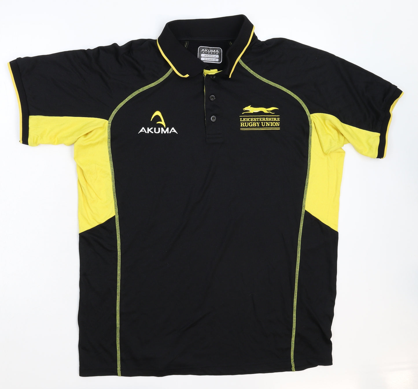 Akuma Mens Black   Jersey Polo Size XL