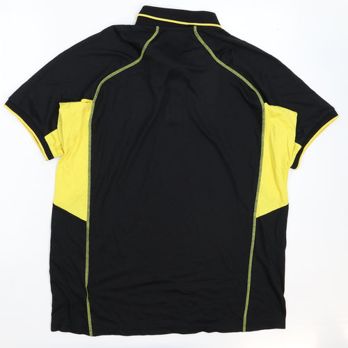 Akuma Mens Black   Jersey Polo Size XL