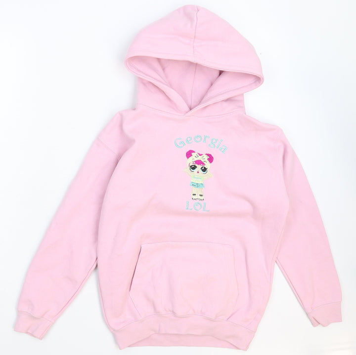 Cotton Ridge Girls Pink Pullover Hoodie Size 10-11 Years