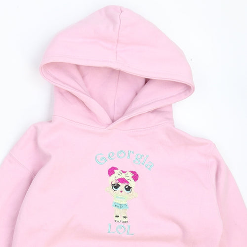 Cotton Ridge Girls Pink   Pullover Hoodie Size 10-11 Years