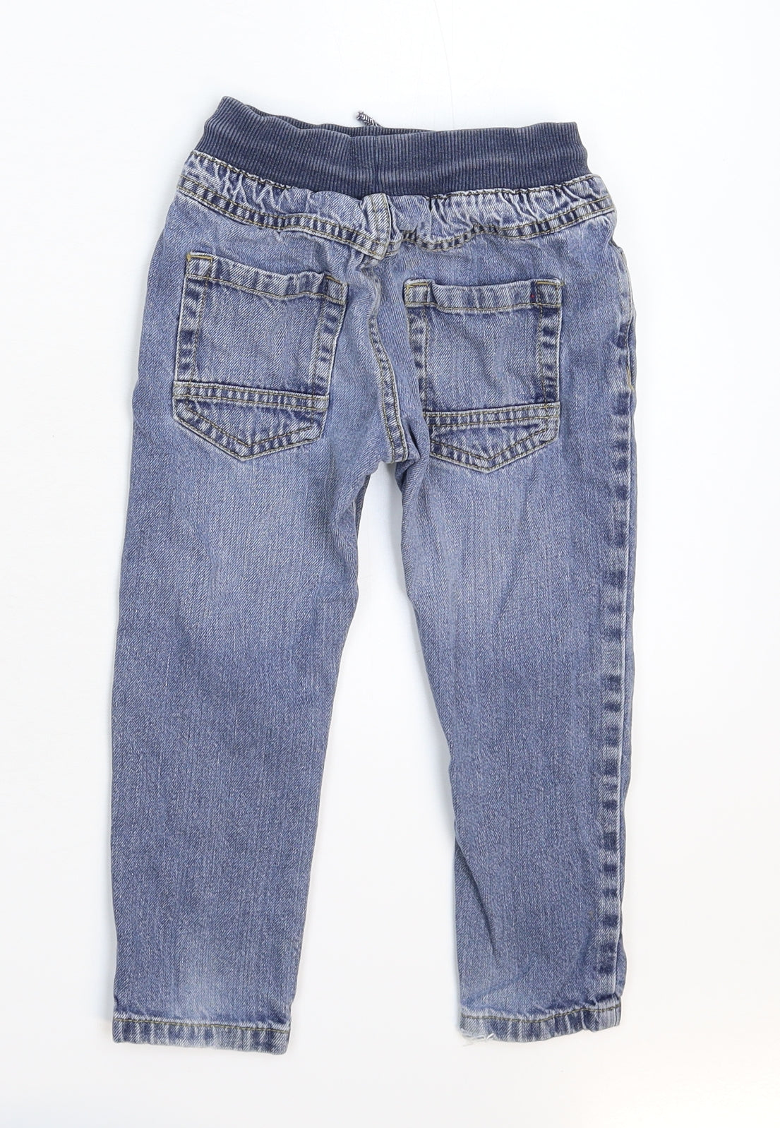F&F Boys Blue  Denim Tapered Jeans Size 3-4 Years