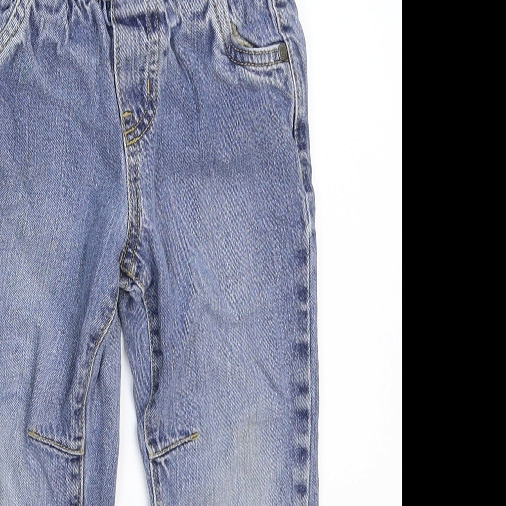 F&F Boys Blue  Denim Tapered Jeans Size 3-4 Years