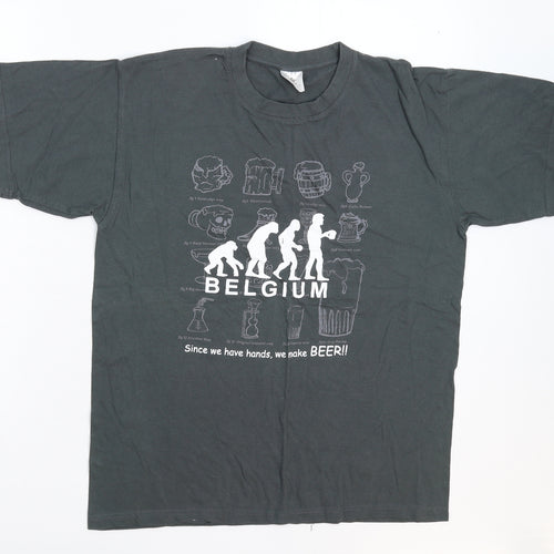 BC Collection Mens Grey    T-Shirt Size S