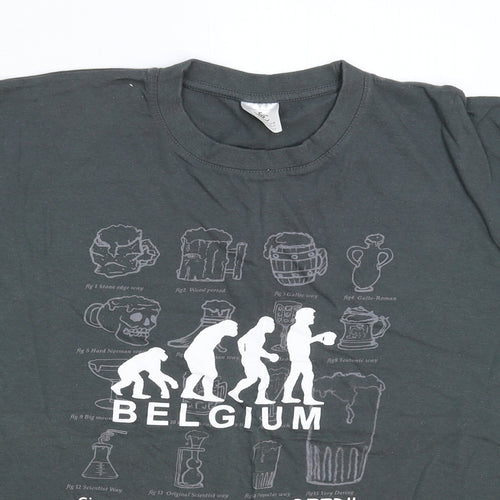 BC Collection Mens Grey    T-Shirt Size S