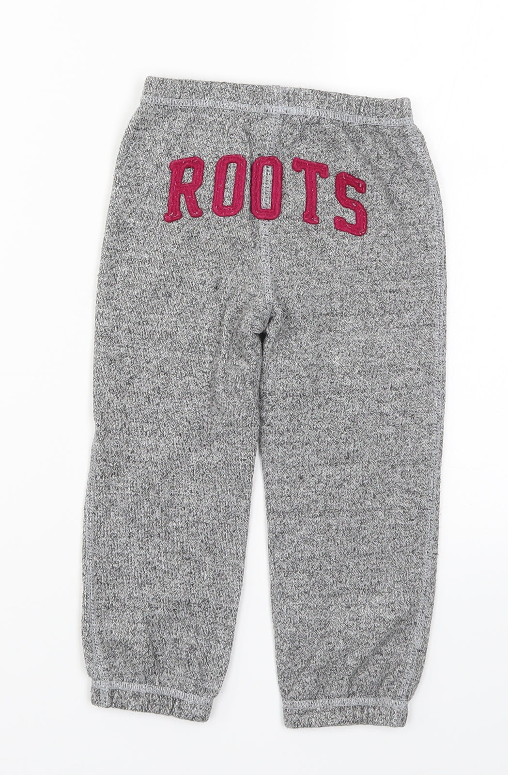 Roots Girls Grey   Sweatpants Trousers Size 3 Years