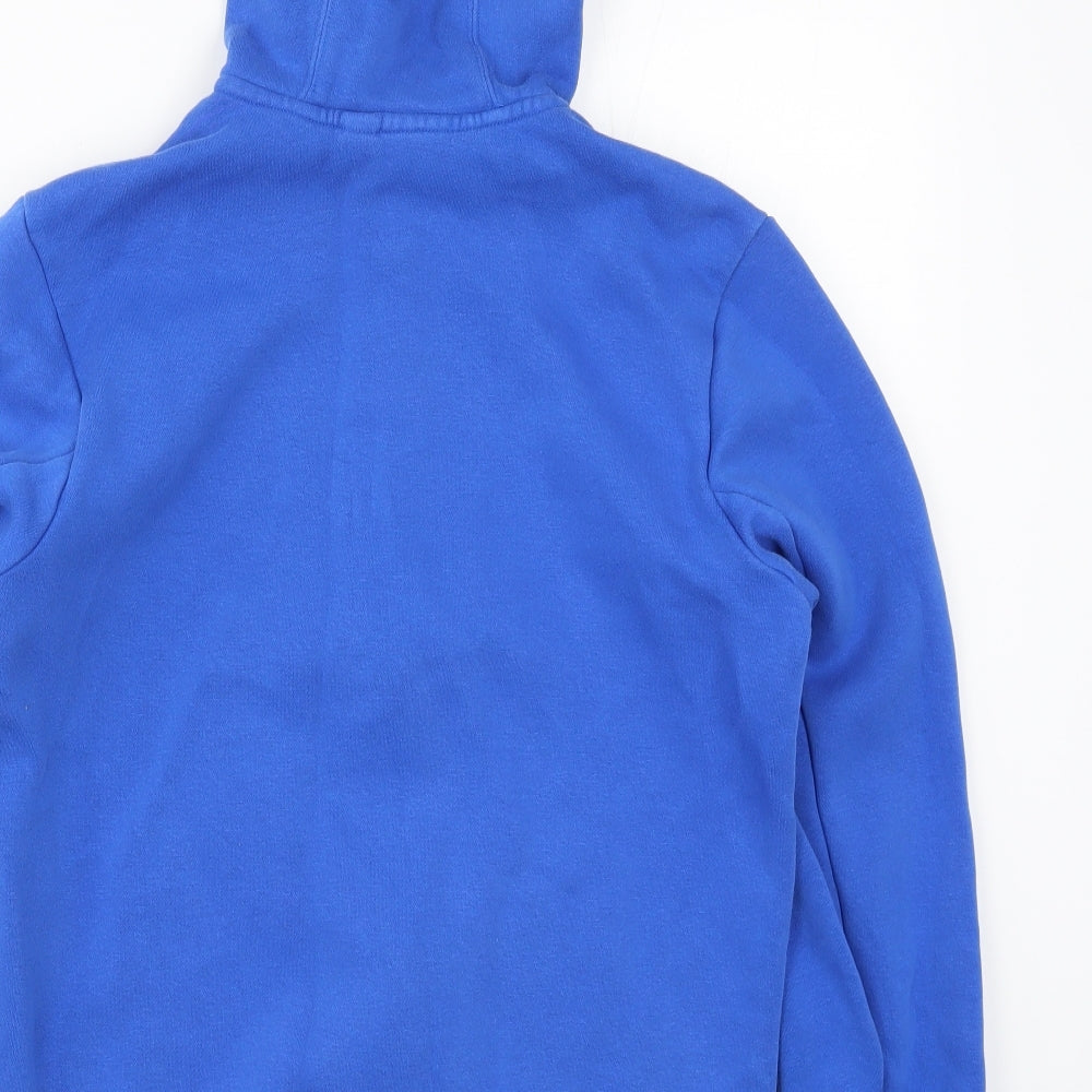 adidas Boys Blue   Full Zip Hoodie Size 13-14 Years