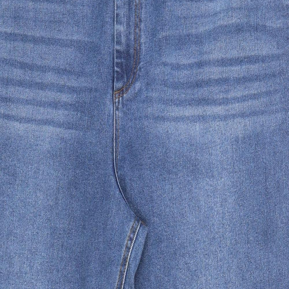 JD Williams Womens Blue  Denim Straight Jeans Size 22 L26.5 in