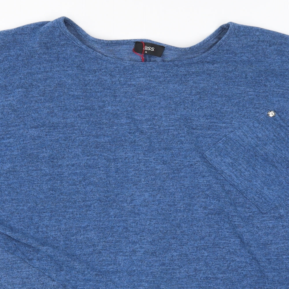 Klass Womens Blue   Pullover Jumper Size 2XL