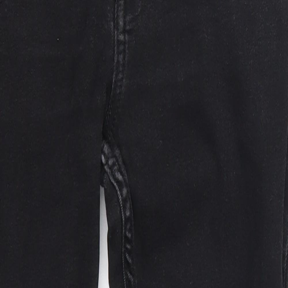 River Island Boys Black  Denim Skinny Jeans Size 9 Years