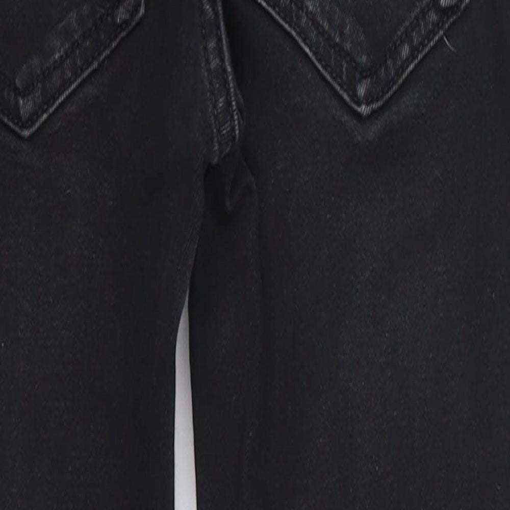 River Island Boys Black  Denim Skinny Jeans Size 9 Years
