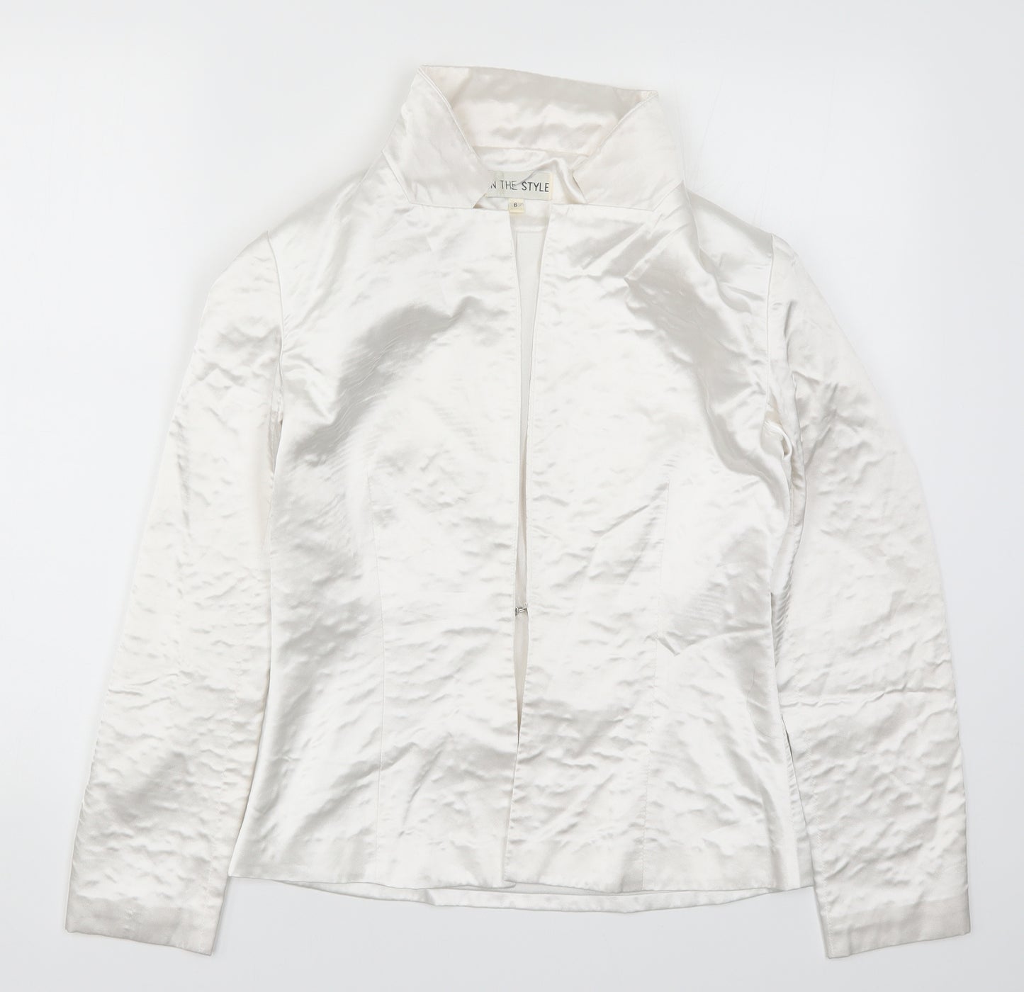 In the Style Womens White   Jacket  Size 6