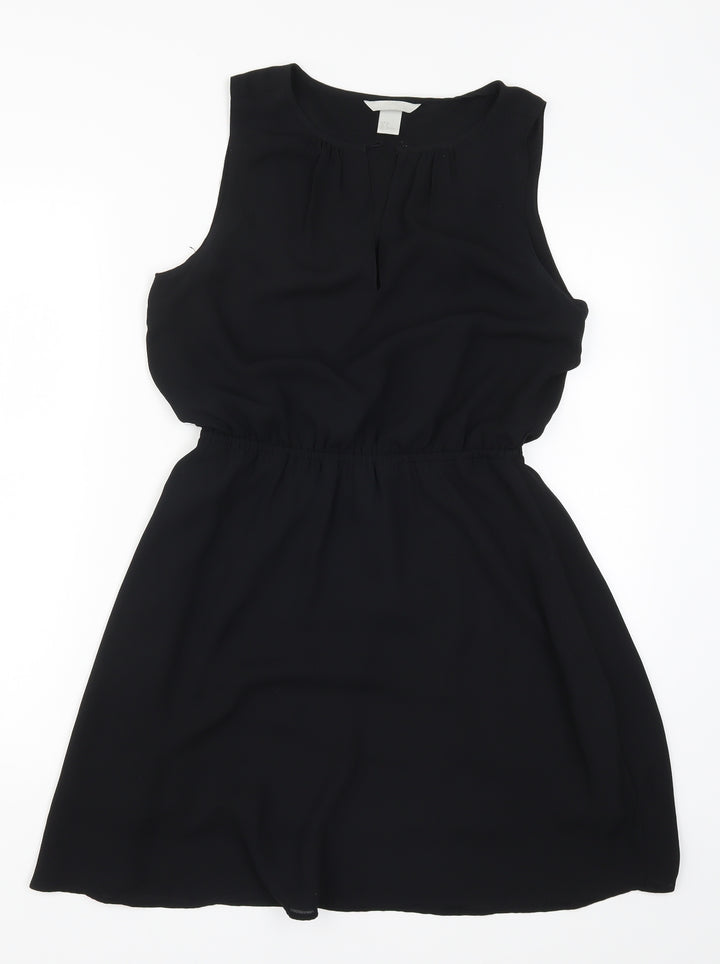 H&M Womens Black   A-Line  Size 8