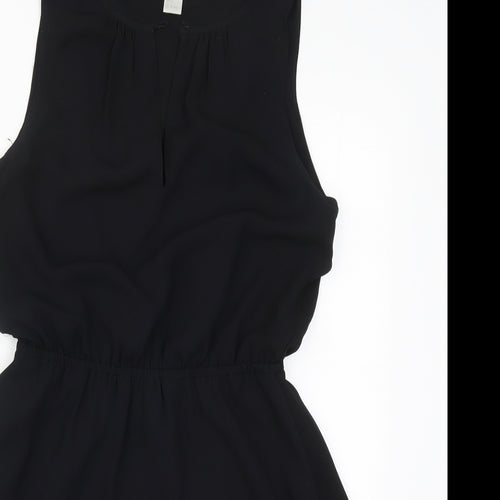 H&M Womens Black   A-Line  Size 8