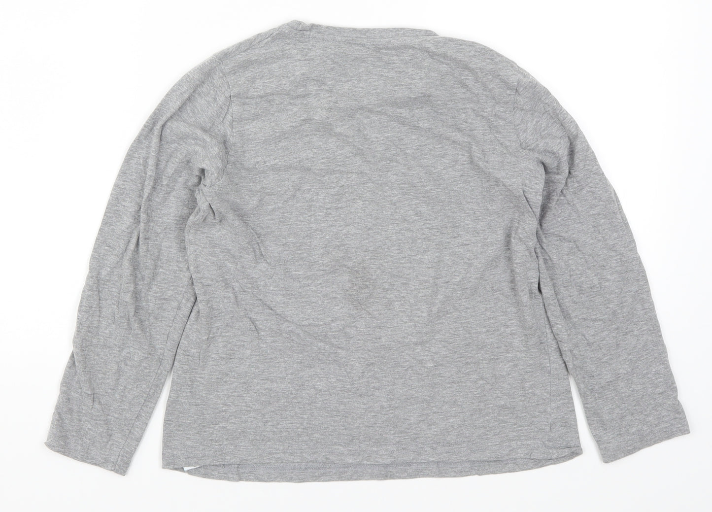 Primark Boys Grey   Basic T-Shirt Size 9-10 Years  - East Coast League Champions